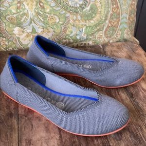 Rothy’s Gray Ballet Flats 6.5
